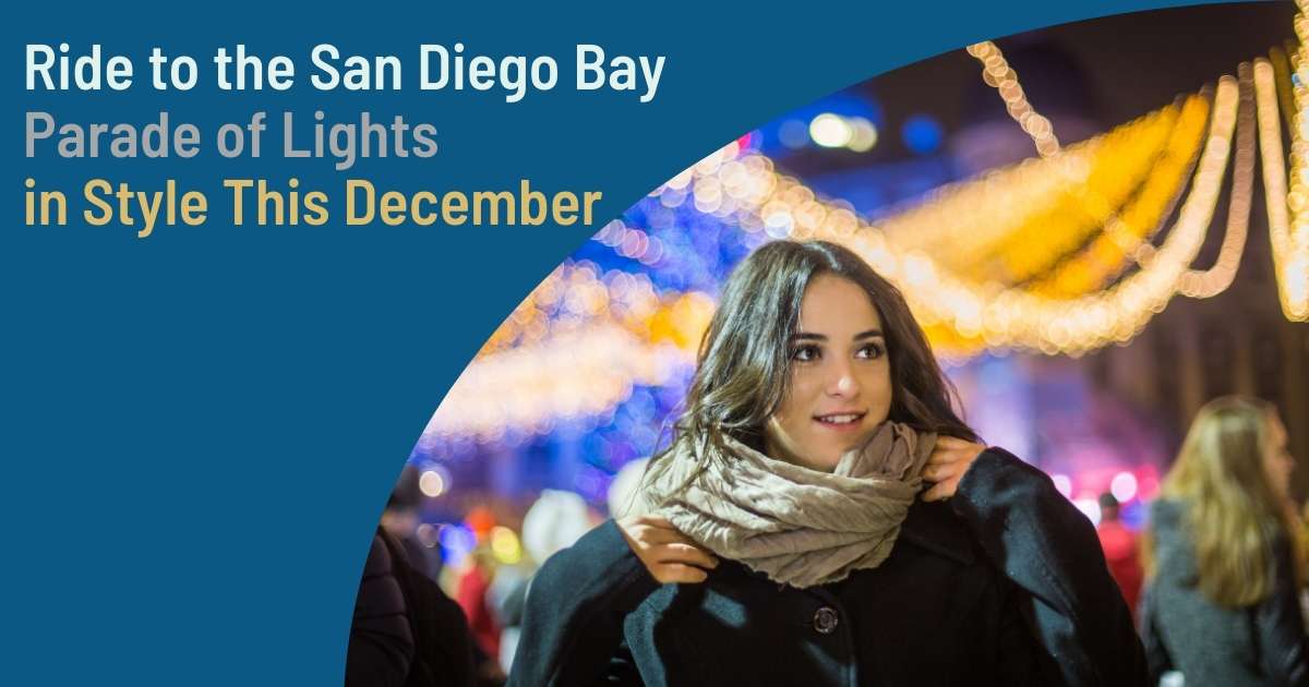 Luxury Rides to the San Diego Bay Parade of Lights with Royal Knights